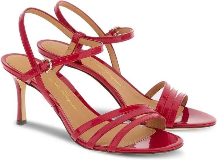 Ferragamo Hoogglanzende 70mm Sandalen