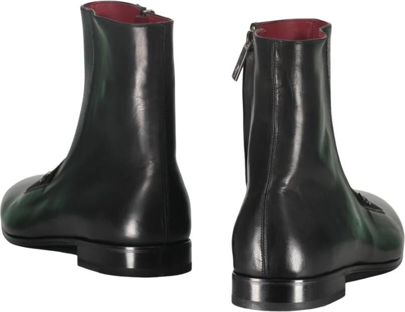 Ferragamo Kalfsleren Enkellaarzen