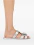 Ferragamo Kleurrijke rubberen slipper met iconische strik - Thumbnail 2