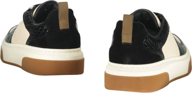 Ferragamo Lage leren sneakers met contrasterende details