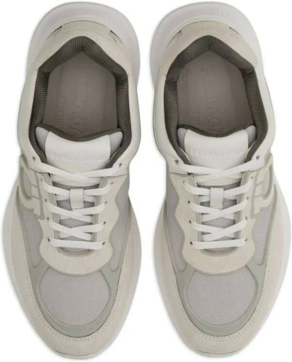 Ferragamo Lage sneaker met Gancini-ornament