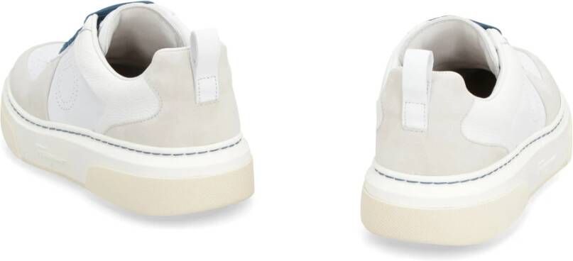 Ferragamo Lage sneakers met suède inzetstukken