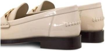 Ferragamo Lakleren Loafers met Gouden Hardware
