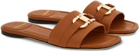 Ferragamo Lamsleren sandalen