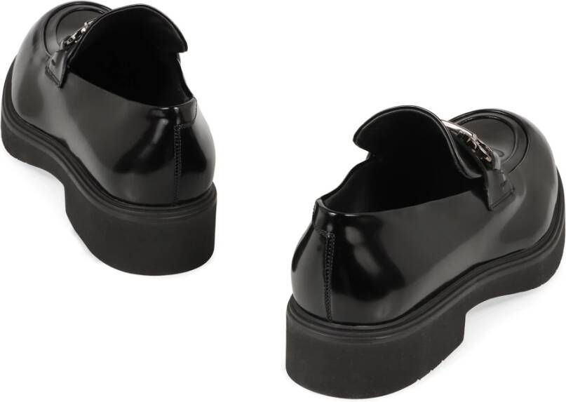 Ferragamo Leren Loafers met Metalen Paardenbit Detail