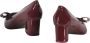 Ferragamo Leren Pumps met Strikdetail en Puntige Neus - Thumbnail 2