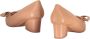Ferragamo Leren Pumps met Strikdetail en Puntige Neus - Thumbnail 2