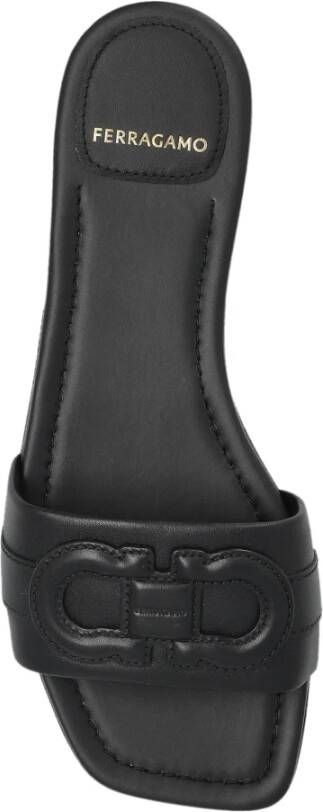 Ferragamo Leren Slippers Liss