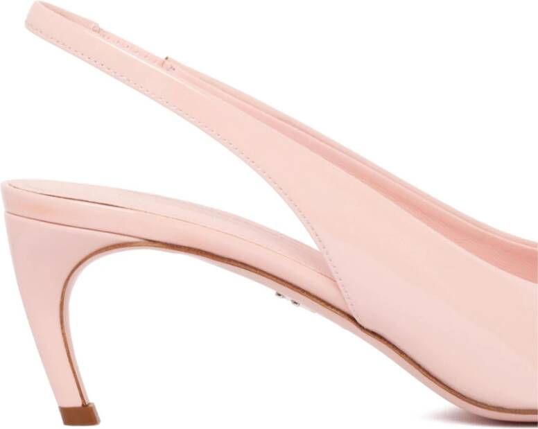 Ferragamo Lichtroze Brilda Pumps met Strik