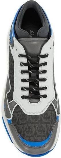 Ferragamo Luxe Leren Logo Sneakers