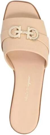 Ferragamo Luxe Leren Sandalen met Open Neus