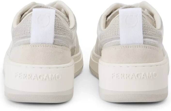 Ferragamo Mesh Suede Vetersneakers