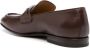 Ferragamo Metalen gegraveerde moc kalf bruine schoenen - Thumbnail 2