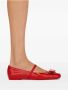 Ferragamo Rode Ballerina Schoenen Elegante Stijl - Thumbnail 2