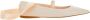 Ferragamo Roze Leren Ballerina's met Strik-Enkelveters - Thumbnail 2