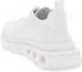 Salvatore Ferragamo Hardloopschoenen met mesh en leren inzetstukken White Heren - Thumbnail 2