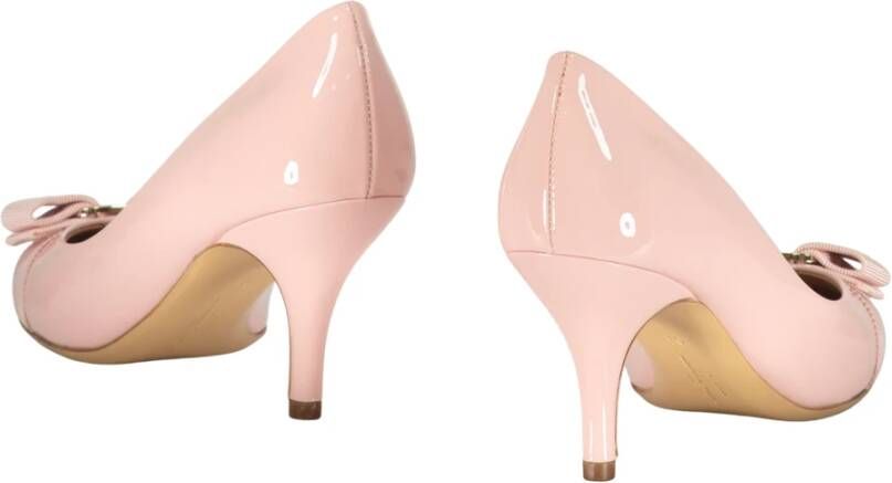 Ferragamo Strik Front Patent Leren Pumps