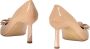 Ferragamo Strik Puntige Neus Leren Pumps - Thumbnail 2