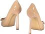 Ferragamo Strik Puntige Neus Leren Pumps - Thumbnail 2