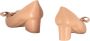 Ferragamo Strik Voorkant Leren Kitten Hak Pumps - Thumbnail 2