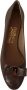 Salvatore Ferragamo Bruine Naplak Kalfsleren Pumps Schoenen Brown Dames - Thumbnail 2