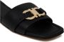 Salvatore Ferragamo Luxe sandalen van kalfsleer met vierkante neus Black Dames - Thumbnail 15
