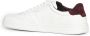 Ferragamo Witte Veterschoenen met Bourgondische Inzet - Thumbnail 2