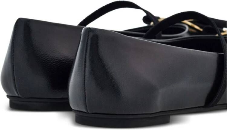 Ferragamo Zwarte Ballerina Schoenen Elegante Stijl
