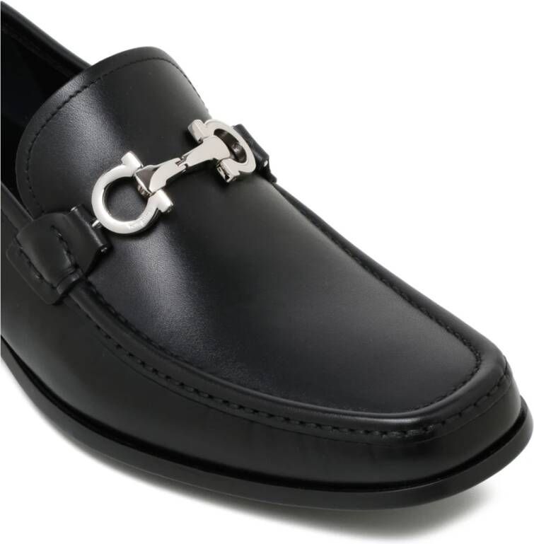 Ferragamo Zwarte Chris Loafers