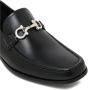 Salvatore Ferragamo Gancini Leren Loafers Zwart Black - Thumbnail 5