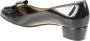 Ferragamo Zwarte lakleren ballerina`s met strik - Thumbnail 2