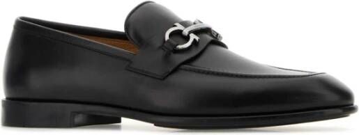 Ferragamo Zwarte leren Foster loafers