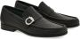 Ferragamo Zwarte Leren Gancini Gesp Schoenen - Thumbnail 2