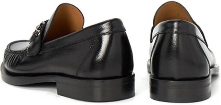 Ferragamo Zwarte Leren Loafers