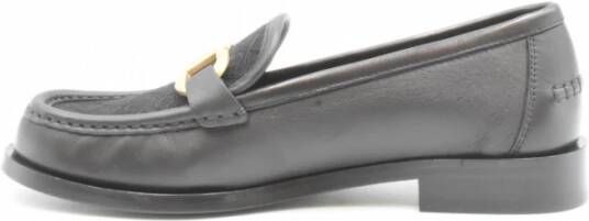 Ferragamo Zwarte leren mocassins gemaakt in Italië