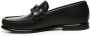 Ferragamo Zwarte Leren Platte Schoenen A del Teen - Thumbnail 2