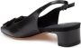 Ferragamo Zwarte leren slingback pumps met strik - Thumbnail 2
