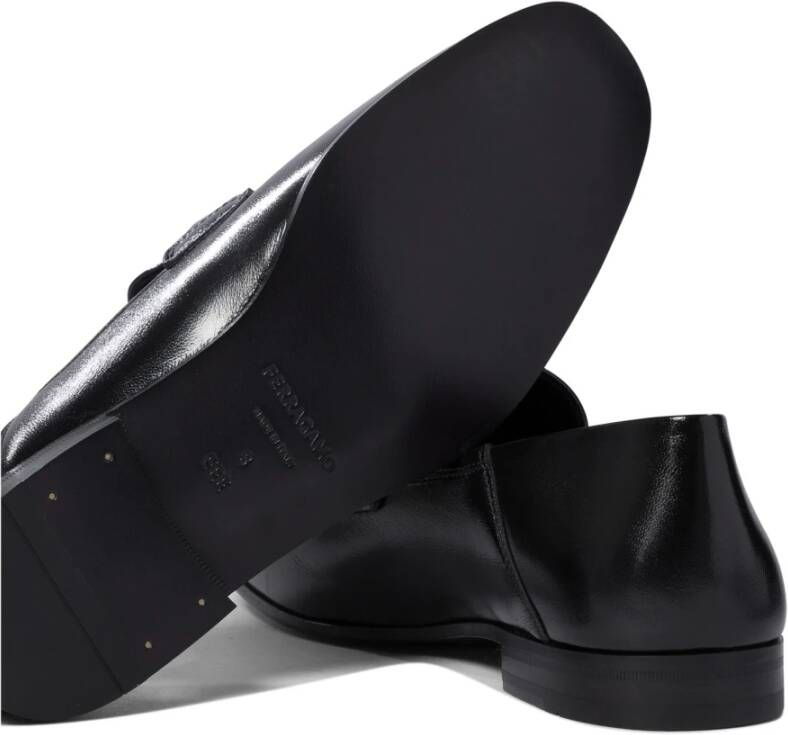 Ferragamo Zwarte Loafer Schoenen voor Mannen