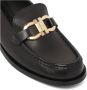 Salvatore Ferragamo Zwarte Mocassin met Gouden Ornament Black Dames - Thumbnail 2