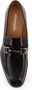 Salvatore Ferragamo Mocassins van geborsteld leer met Gancini detail Black Heren - Thumbnail 2