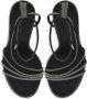 Salvatore Ferragamo Zwarte Sandalen met Kristallen Versiering Black Dames - Thumbnail 3