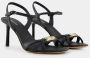 Ferragamo Zwarte Strappy Sandaal met Vara Gesp - Thumbnail 2