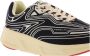 Fessura Dames Runflex 01 Sneaker Zwart Wit - Thumbnail 2