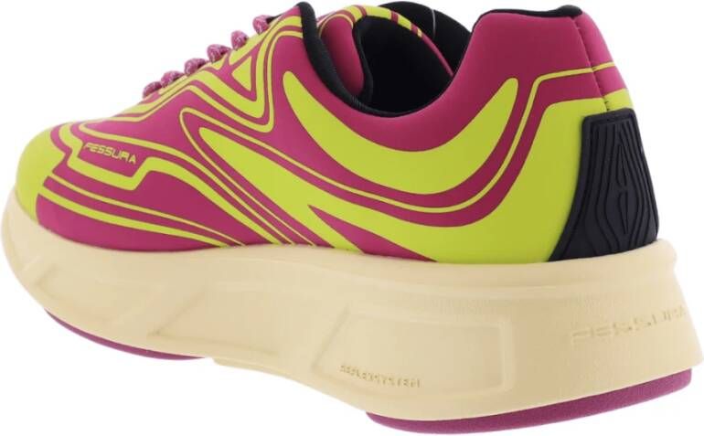 Fessura Dames Runflex 02 Sneaker Geel Roze Yellow Dames