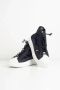 Fessura Lichtgewicht Elastische High Top Sneaker Black Dames - Thumbnail 3