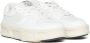 Fessura Witte leren en stoffen sneakers White Dames - Thumbnail 2
