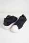 Fessura Zwarte & Witte Elastische Sneaker Edge X Black Dames - Thumbnail 5