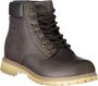 Fila Bruine Herenlaars Vetersluiting Geborduurd Brown Heren - Thumbnail 5