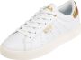 Fila Sportieve witte vetersneakers met gouden details White Dames - Thumbnail 8