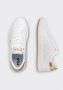 Fila Sportieve witte vetersneakers met gouden details White Dames - Thumbnail 9